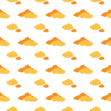 Bulutlar pürüzsüz desen. Renkli, pürüzsüz bulutlar. Kusursuz desen tasarımı. Kusursuz bulut deseni
