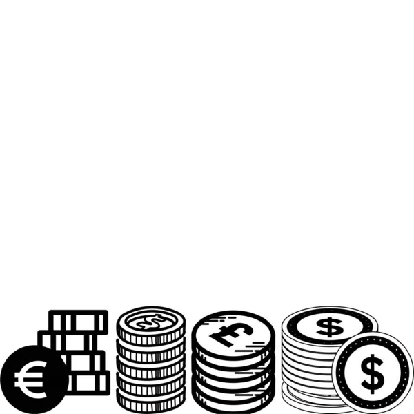 Hintergrund Geld Geld Hintergrunddesign Finanzielles Hintergrunddesign Hintergrund Der Währung — Stockvektor