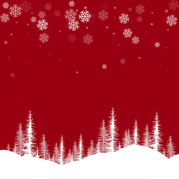 Noel Arkaplan Tasarımı Noel Şablonu Tasarımı Kar Zemini Kar Tasarımı — Stok Vektör
