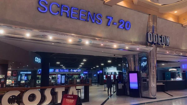 Trafford Centre Odeon Entrada Cine Para Proyectar Una Foto Paisaje — Foto de Stock
