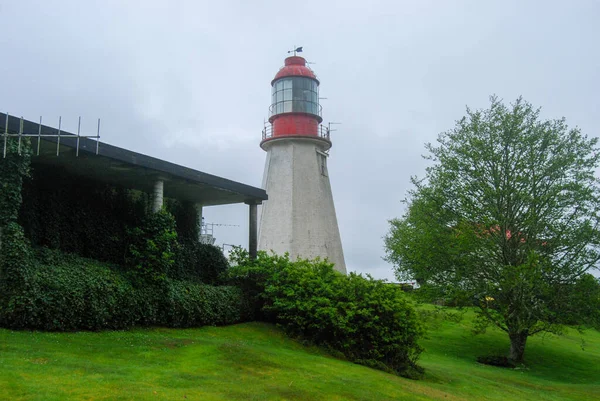 Phare Pachena Bay Sentier Côte Ouest Île Vancouver Colombie Britannique — Photo