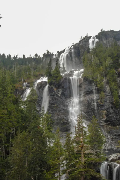 Della Falls Una Las Cataratas Más Altas Canadá Strathcona Provincial —  Fotos de Stock