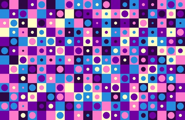 Renkli Geometrik Şekilli Mozaik Arka Plan Basit Soyut Pürüzsüz Desen — Stok Vektör