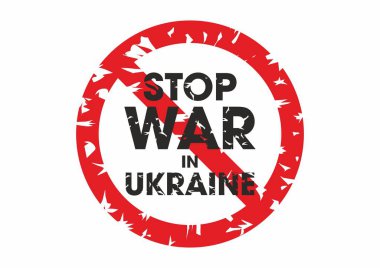 Kırmızı işaretin üstünü çizdim. Kara kelimeler. Beyaz arkaplan