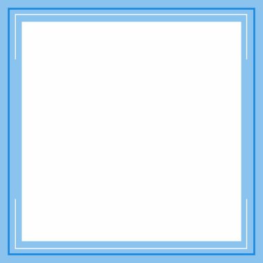 Çizgili çizgi şeklinde mavi ve beyaz kare arkaplan rengi. Sosyal medya çerçevesi ve internet reklamları için elverişli.
