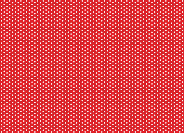 Kırmızı Arka Planda Beyaz Noktalar Bezelyeli Tekstil Kusursuz Desen — Stok Vektör