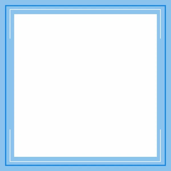 Цвет Синего Белого Квадратного Фона Полосой Подходит Постов Социальных Сетях — стоковый вектор