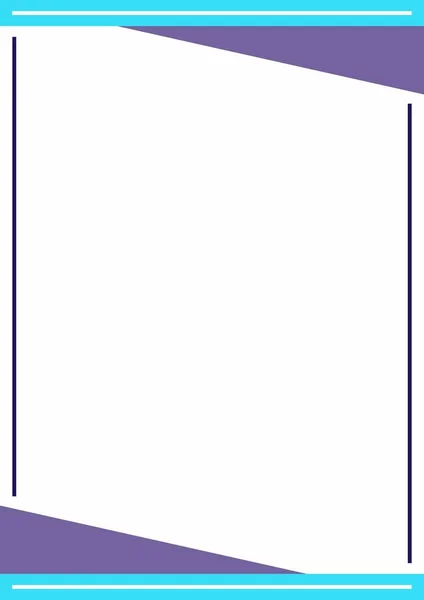 Fraame Fronteira Cor Laranja Rosa Branco Triângulos Com Forma Linha — Vetor de Stock