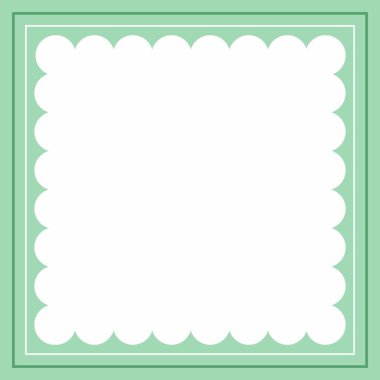 Çizgili çizgi şeklinde yeşil ve beyaz arkaplan rengi. Sosyal medya paylaşımı ve internet reklamları için uygun. Şablon düzeni. Çerçeve, mesaj, resim, reklam için pansiyoner. Boş boşluk.