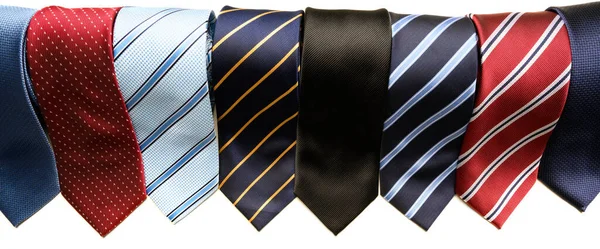 Group Colorful Mens Neckties High Quality Photo — Zdjęcie stockowe