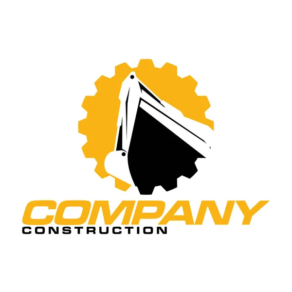 Çember kazıcı logo şablonu vektörü