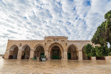 El Aksa Camii ve Kudüs 'te minarette