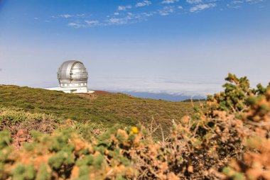 Kanarya Adaları, İspanya 'daki La Palma Adası' nda Büyük Teleskop