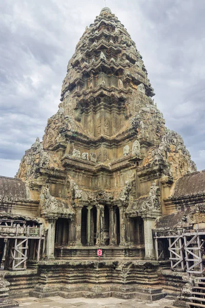 stock image View of the top level of Angkor Wat temple