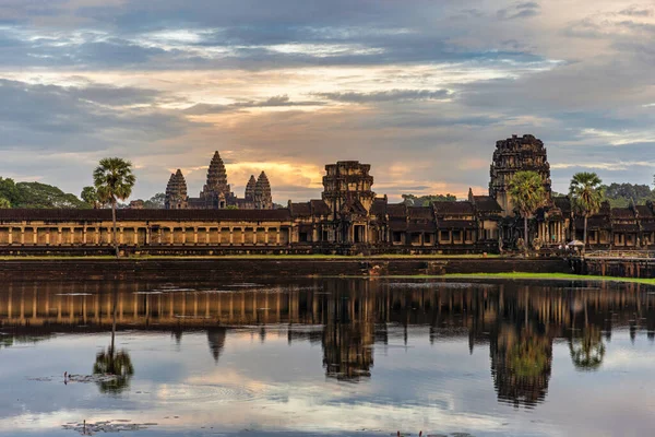 Incrível Templo Angkor Wat Camboja — Fotografia de Stock