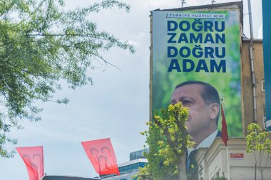 Türkiye Cumhurbaşkanı ve Halk İttifakı 'nın cumhurbaşkanı adayı Recep Tayyip Erdoğan' ın kampanyası