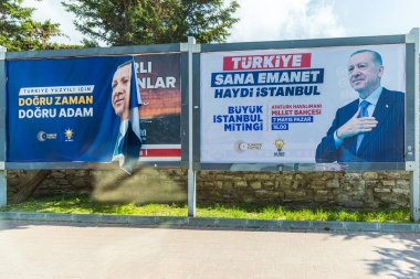 Türkiye Cumhurbaşkanı ve Halk İttifakı 'nın cumhurbaşkanı adayı Recep Tayyip Erdoğan' ın kampanyası