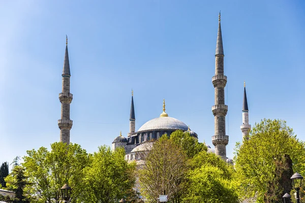 Modrá Mešita Nebo Sultanahmet Camii Istanbulu — Stock fotografie