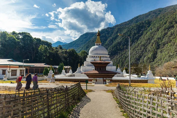 Chorten Kora Trashiyangtse Ostbhutan Chorten Kora Ist Ein Wichtiger Stupa — Stockfoto