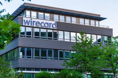 The corporate headquarters of payments processor, Wirecard in 2020. clipart