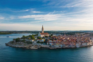 Eski Rovinj kasabası Öğleden sonra