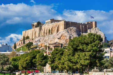 Atina Akropolü, Yunanistan, Parthenon Tapınağı ile