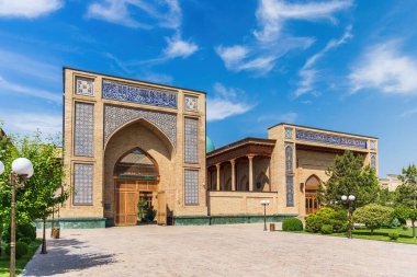 Hast Imam Square or Hazrati Imam is a religious center of Tashkent It is also called the Friday mosque. clipart
