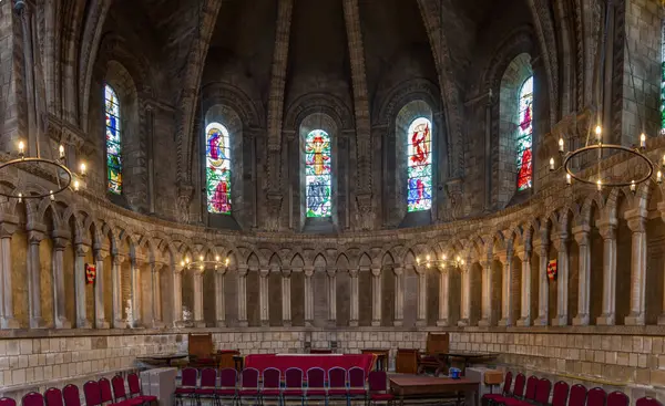 stock image Durham cathedral Chapter House. Rarely open to the public, used to film Professor McGonagalls classroom in Harry Potter and the Chamber of Secrets in 2002.