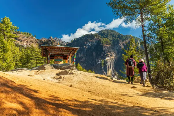 stock image Taktshang Goemba or Tigers Nest Monastery in Paro, Bhutan