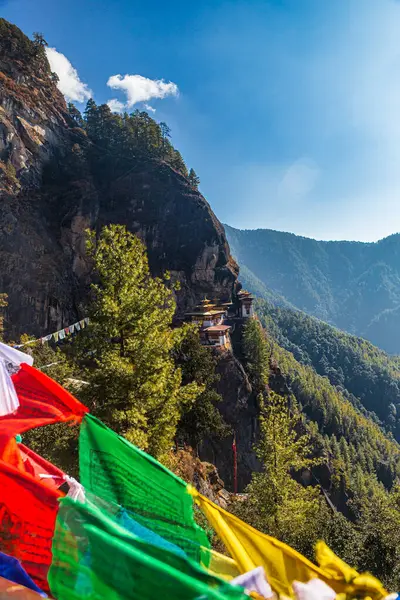 stock image Taktshang Goemba or Tigers Nest Monastery in Paro, Bhutan