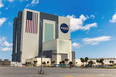 Kennedy Uzay Merkezi 'ni inşa eden NASA Araç Birliği.