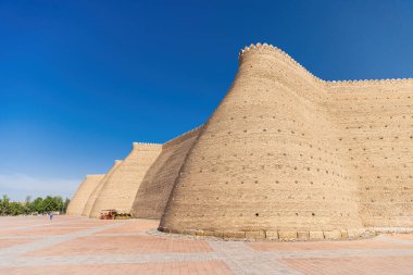 Özbekistan 'daki Buhara Sandığı' nın kale duvarı.