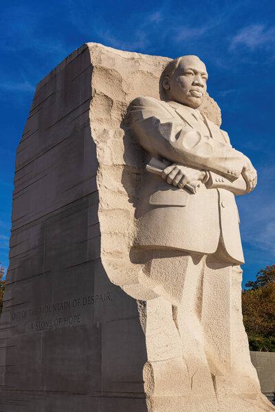The Martin Luther King, Jr. Memorial, a national memorial located in West Potomac Park next to the National Mall in Washington, DC.