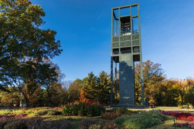 Netherlands Carillon Campanile Bell in Arlington County, Virginia clipart