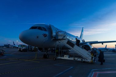 Eurowings yolcu uçağı Köln-Bonn Havaalanı CGN