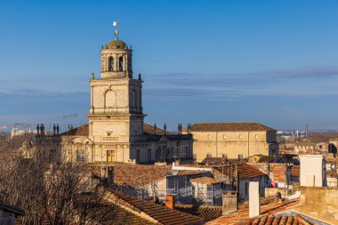 Arles Şehri 'nin Hava Görüntüsü