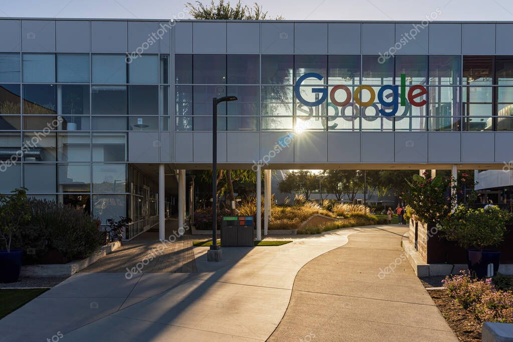 Exterior view of Googleplex in Mountain View
