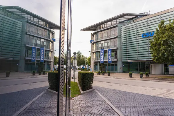 Münih Schwabing 'deki Christlich-Soziale Sendikası Olay Yeri İnceleme Merkezi..