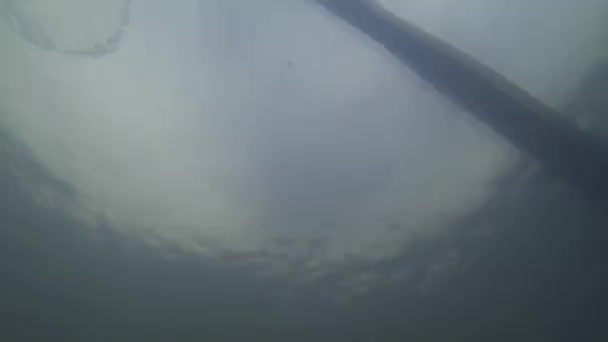 Luchtfoto Drone Beelden Recreatieve Pad Langs Oevers Van Rivier Pembina — Stockvideo