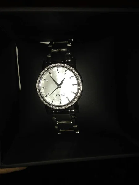 Reloj Pulsera Cerca Detalle Del Viejo Reloj Vintage — Foto de Stock