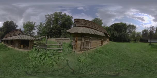 Este Video 360 Grados Llevará Viaje Pueblo Tradicional Ucraniano Donde — Vídeos de Stock