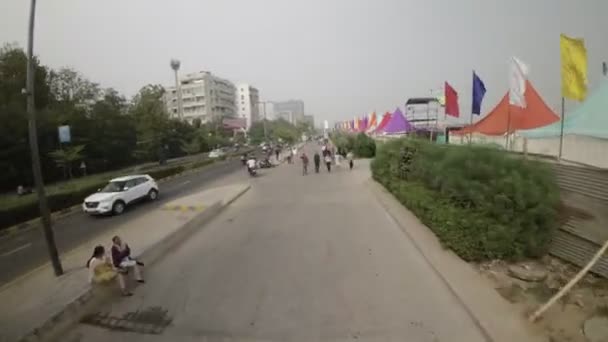 Questo Video Accattivante Porta Viaggio Visivo Attraverso Vibrante Città Ahmedabad — Video Stock