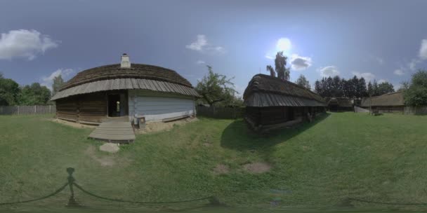 Questo Tour Virtuale 360 Gradi Porterà Tradizionale Villaggio Rurale Dove — Video Stock