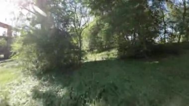 Bu büyüleyici videoyla kendinizi doğanın sükunetine daldırın, çarpıcı bir parkın kalbinde çekilmiştir. Bereketli yeşil ağaçlar, canlı çiçekler ve sakin su özellikleri huzur verici bir şey yaratır.