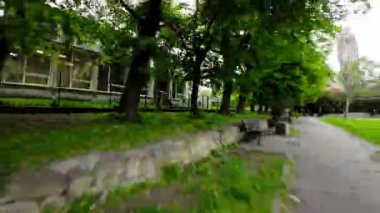 Video, Polonya 'nın Opole kentindeki bir parkın görüntüsüyle başlıyor. Park ağaçlar, çalılar ve çiçekler de dahil olmak üzere yemyeşil ile doludur. Şair Adam Mickiewicz için bir anıt vardır.
