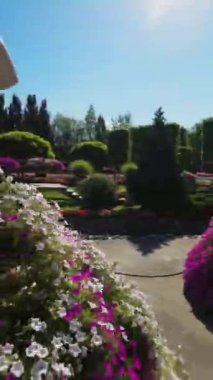 Video, karmaşık detayları ve karanlık çatısı olan renkli bir minyatür şatonun yakın çekimi ile açılıyor. Kamera daha sonra çeşitli tonlarda pembe ve beyaz çiçeklerle dolu bir bahçeyi gözler önüne seriyor.