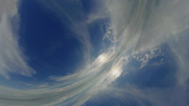 Bu hızlandırılmış video, Uluslararası Uzay İstasyonu 'ndan Dünya atmosferini gösteriyor. Video eşsiz bir perspektiften çekilmiş, ve Dünya 'nın hava durumunu ve