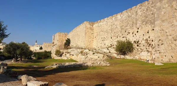 Jerusalem Israele Maggio 2019 Vista Una Fortezza Edificio Paphos Nel — Foto Stock