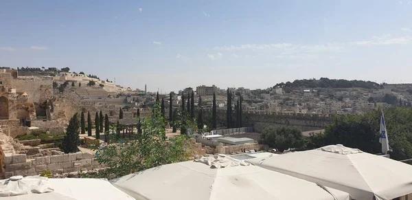 Jerusalem Israele Maggio 2019 Veduta Antico Centro Città Dall Alto — Foto Stock