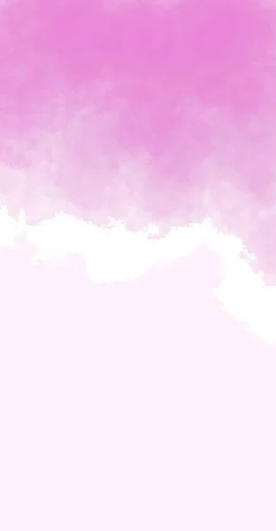 Pintura Aquarela Tons Rosa Sobre Fundo Branco Foto Alta Qualidade — Fotografia de Stock